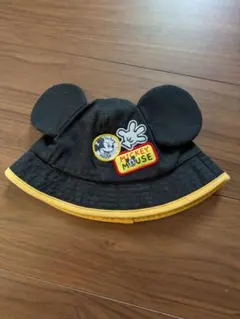 ミッキー　帽子　バケハ　ミッキーマウス 耳付きハット 48cm　ディズニー