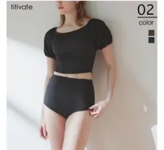 titivate パフスリーブ ビキニ セパレート水着のサムネイル