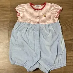 ファミリア　70 半袖ロンパース　女の子　familiar