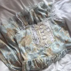 axes femme 花柄フリルワンピース 森ガール