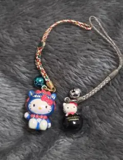 ハローキティ ご当地ストラップ　沖縄 箱根 セット