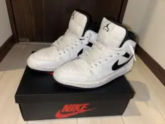 Nike Air Jordan 1 レトロ OG mid ホワイト/ブラック