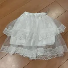 ホワイト パニエ M (110-150)