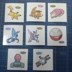 【匿名配送】ポケモンパンシール　デコキャラシール 217弾 8枚セット