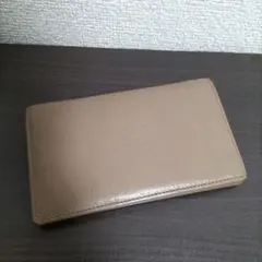 美品 イルビゾンテ 本革 レザー ウォレット 財布 折り財布 グレー トルトラ