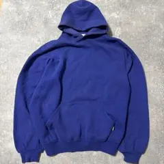 90s RUSSELL ATHLETIC フーディー USA製　ブルー　茄子