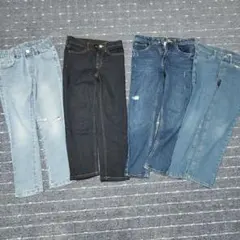 デニム スリムフィットパンツ 　130