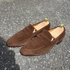 UNITED ARROWS スエードコインローファー