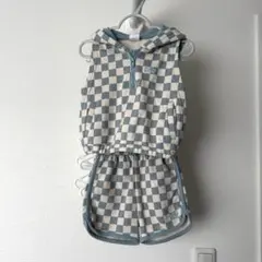 GAP チェッカー柄フーディー　セットアップ
