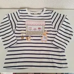 petit main ストライプ長袖Tシャツ 90★新品