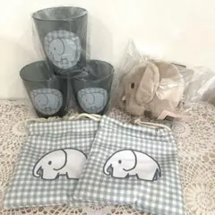 ブルーナアニマル　タイトーくじ　D賞 E賞 F賞 ゾウ　セット