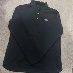 新品未使用 キャロウェイ 首元フリル ポロシャツ ブラック M