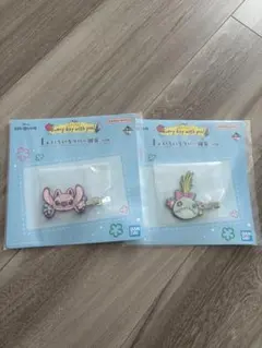 スティッチ 一番くじ ヘアクリップ 2点セット