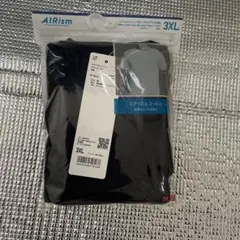 ユニクロAIRism Cotton クルーネック半袖T ネイビー 3XL