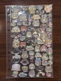 おすそ分けシールゆめかわ もこもこシール ドロップシールシール凹まない立体シール