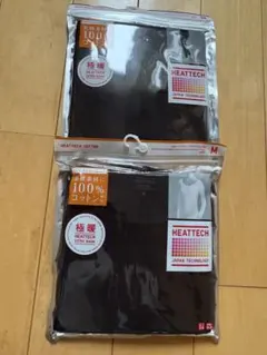 ユニクロ極暖ヒートテックUネック八分と 極暖ヒートテックレギンスMサイズ