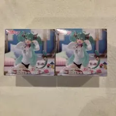 初音ミク Desktop Cute フィギュア 猫耳TシャツVer. 2個セット