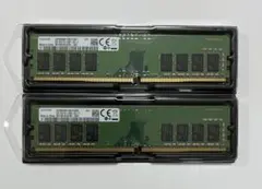 SAMSUNG／８GBメモリ／２枚セット＝16GB／DDR4／PC4-2400T