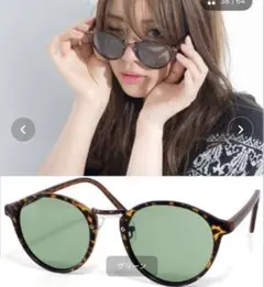 べっ甲柄　サングラス　伊達眼鏡