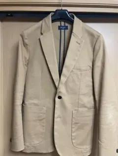 ボリオリ　ダブルブレストジャケット　シェルボタン　ベージュ　SOHO L ボリオリ ダブルブレストジャケット シェルボタン ベージュ SOHO L