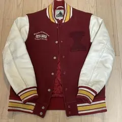 X-LARGE 牛革　スタジャン　レザー　Mサイズ　エクストララージ　ブルゾン