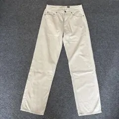 GAP オフベージュ W30 L30 綿100 5ポケットパンツ こなれ質感