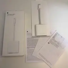 【正規品】Apple純正 Lightning - USB 3 カメラアダプター