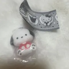 サンリオ　ふわわフロッキー　マスコット　ポチャッコ