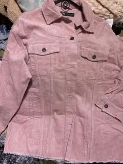 ZARA コーデュロイジャケット ピンク