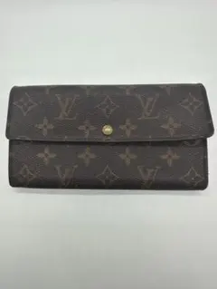 LOUIS VUITTON モノグラム ポシェット ポルトモネ クレディ 長財布