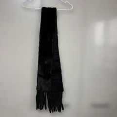 SAGA MINK サガミンク マフラー ブラック