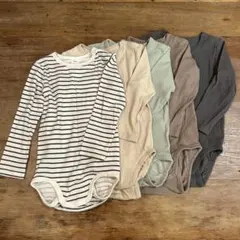 H&M 長袖ボディースーツ85サイズ 5枚セット