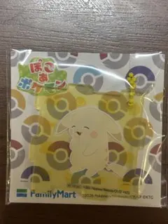 うすチュウ ファミマ ぽこあポケモン アクリルパズルキーホルダー