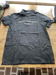 rough and swell ポロシャツ L 黒のサムネイル