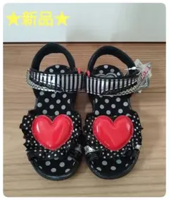 ★最終値下げ・新品★ムーンスター　ハート　サンダル　女の子　16cm