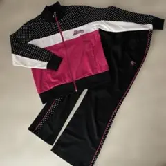 Kaepa ドット柄ジャージ上下セット150