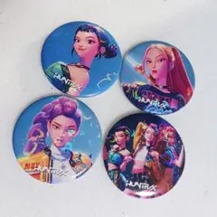 KPOPガールズ! デーモン・ハンターズ ハントリックス ホログラムバッジセット