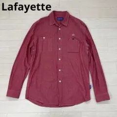 Lafayette ラファイエット 長袖シャツ ワークシャツ ピンク XLのサムネイル