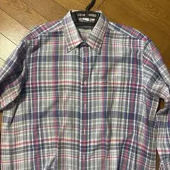 Crocodile チェック柄 長袖シャツ LL