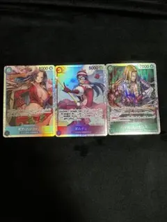 ワンピース500年後の未来　ボアハンコックSRバジルホーキンスSRポルチェSR