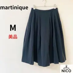 martinique マルティニーク タック フレアスカート　膝下丈のサムネイル