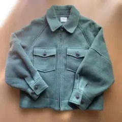 【美品】LOWRYS FARMメリノウールショートジャケットのサムネイル