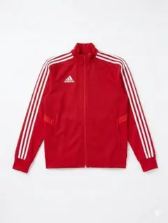 adidas トラックジャケット ジャージ レッド 3本ライン S