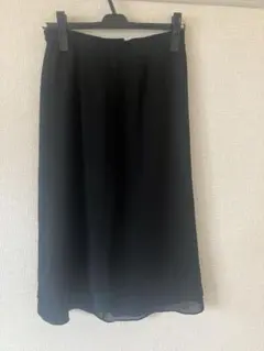 黒 タイトスカート 背面ファスナー