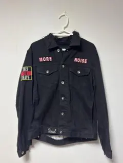 DIESEL MORE NOISE ダメージ加工 デニムジャケット ブラック　M