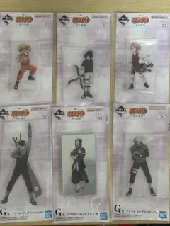 一番くじ　ナルト　波の国編　G賞　アクリルコレクション　I賞　色紙