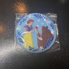 ディズニー 白雪姫 缶バッジ 刺繍