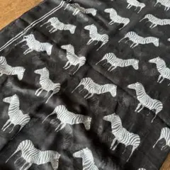 シマウマ柄　ストール　chamy