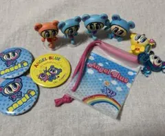 エンジェルブルー 缶バッジフィギュアキーホルダーミニチュアショッパー