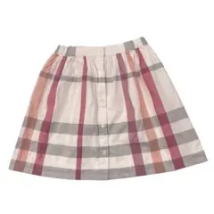 Burberry LONDON チャック柄 フレアスカート キッズ150